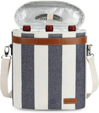 Zormy 3 Bottle Insulated Wine Tote Cooler Bag, Portable Carrier by ZORMY