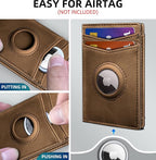 Airtag Wallet for Men- with Money Clip Gift Boxed, Magnetic Closure Slim - Image 3