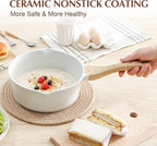 SENSARTE White Ceramic Nonstick Saucepan - Image 6