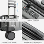 KROSER Hardside Expandable Carry On Luggage - Image 4