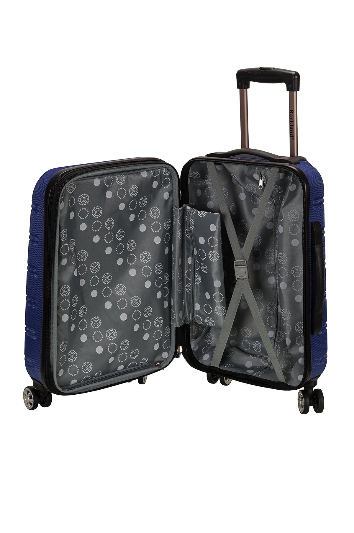 Melbourne Hardside 3 Piece Expandable Spinner Wheel Luggage Set (Blue / 3 Piece (20"/24"/28"))