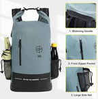 UPWELL 30L Waterproof Dry Bag Boating Backpack - Image 3