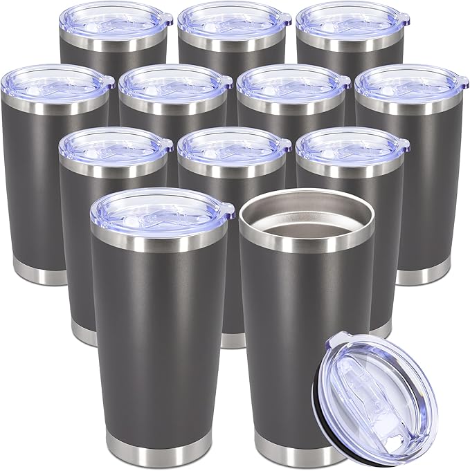 20oz Tumbler Bulk Stainless Steel Tumbler Cup by AUWBON