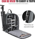 Cwatcun Camera Backpack Professional Camera Bag - Image 5