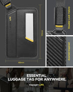 Spigen Life Luggage Tags Premium Velo Vegan Leather ID Label - Image 7