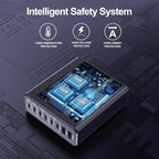 Aftertop 250W USB C Charger, 8-Ports PD3.1 140W Fast Charging Station, Compact - Image 6