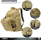 52L Tactical Backpack Military Molle Assault Pack - Image 3