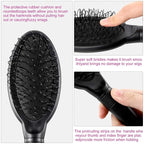 Boao 9 Pieces Wig Combs Set, Hair Edge Brush, Airbag Massage Comb, Wide Tooth Hair Comb, Clips, for Wig Stand, Human and Synthetic Extension