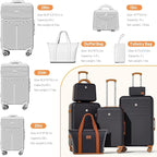 Hoteel 6 Piece Luggage Set - Image 8