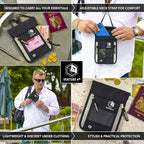 VENTURE 4TH Passport Holder Neck Wallet - Image 4