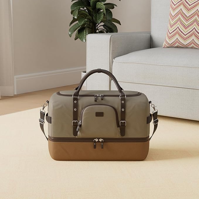 Nerlion Green Large Weekender Overnight Duffel Bag - Image 2