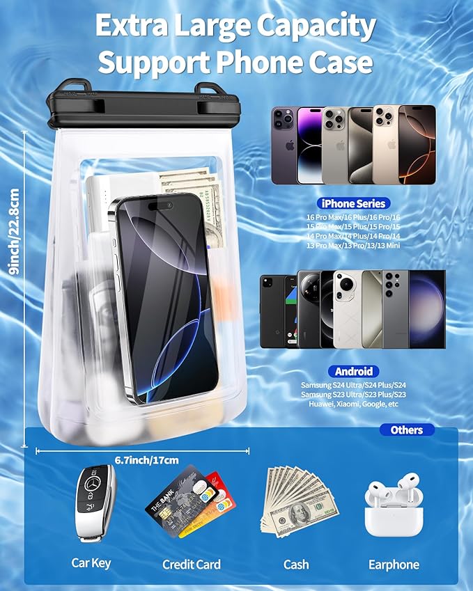 Large Waterproof Phone Pouch - Image 2