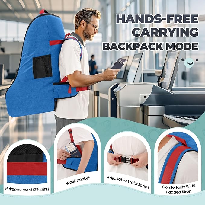 RAINSMORE Padded Car Seat Travel Bag - Image 5