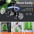 SHOWKOO Luggage Sets Expandable PC+ABS Durable Suitcase Sets Double Wheels TSA - Image 3