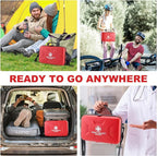 410 Piece Waterproof Hard Shell First Aid Kit - Image 7