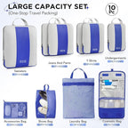 10 Set Compression Packing Cubes - Image 2
