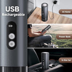 AMZCHEF Portable Espresso Machine w/ 9000mAh Battery & USB-C, 2-in-1 Travel - Image 7