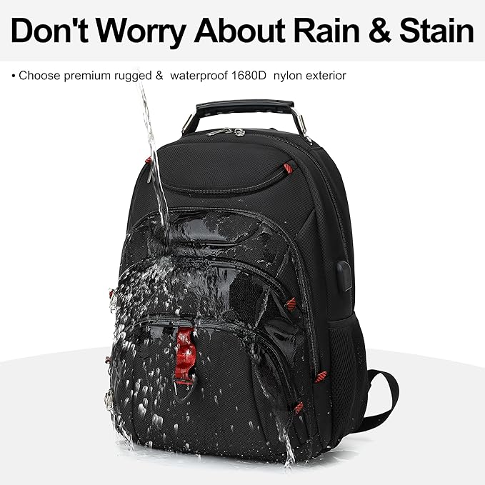 Boavan Laptop Backpack for men, 15.6 inch Laptop Bag - Image 6