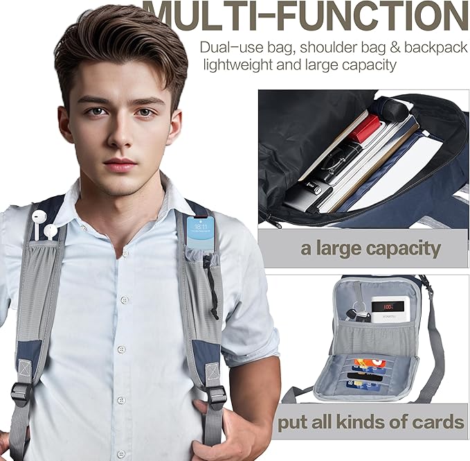35L Foldable Waterproof Backpack - Image 2