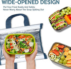 Della Gao Insulated Lunch Bag for Women Men, Waterproof Small Lunch Tote Lunch - Image 4