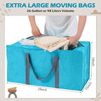 8 Pack Extra Large Moving Bags Heavy Duty Packing Bags - Image 3