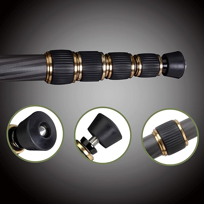ZOMEI Z669C Carbon Fiber Portable Tripod - Image 6