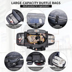 WITZMAN Travel Duffel Bags for Men Large Carry On Weekender Overnight Bag 3 in - Image 3