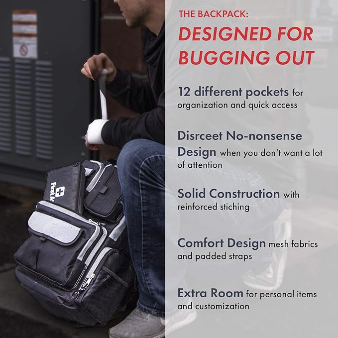 Urban Survival Bug-Out Bag/Go Bag and Disaster Survival Supplies - Image 5