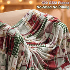 PHF Printed Fleece Blanket Twin Size, No Shed No Pilling Ultra Soft Plush Cozy - Image 3