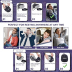 napfun Neck Pillow for Traveling, Upgraded Travel Neck Pillow for Airplane 100% - Image 5
