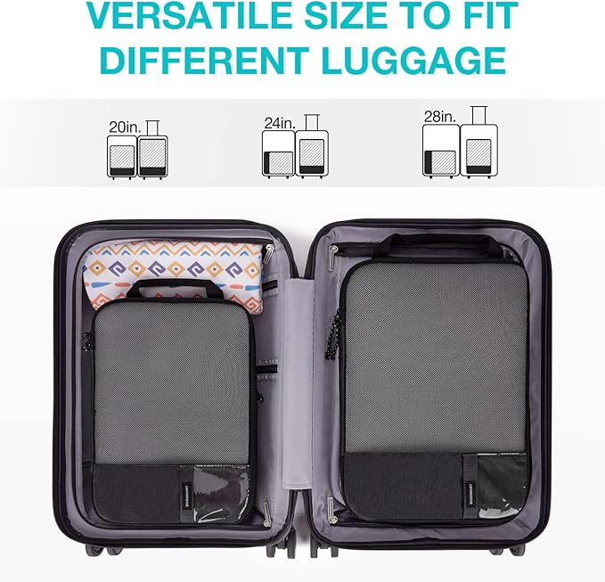 BAGSMART 6 Set Compression Packing Cubes - Image 3
