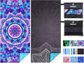 2 Pack Lightweight Thin Beach Towel Oversized 71"x32" Big Extra Large by Gomust