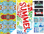 Microfiber Lightweight Beach Towel Sand Free Quick Dry Absorbent Thin Compact by WIDDONEN