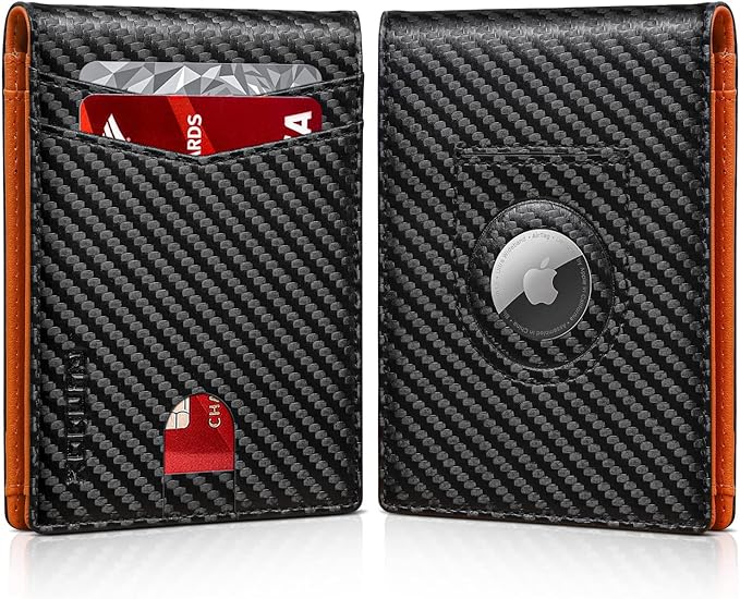 RUNBOX Airtag Wallet Men, Slim but Spacious Wallet by RUNBOX