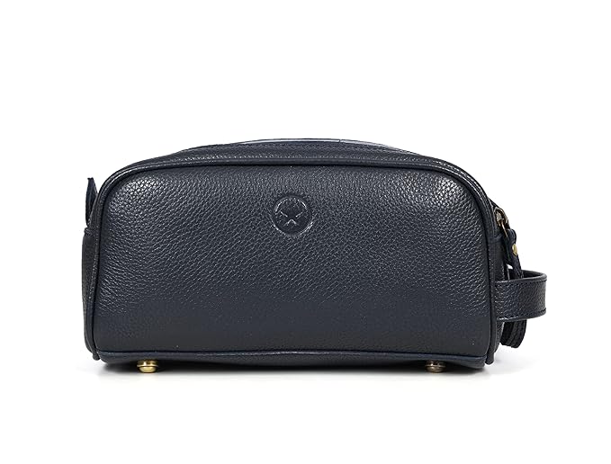 10" Premium Leather Toiletry Travel Pouch - Image 2