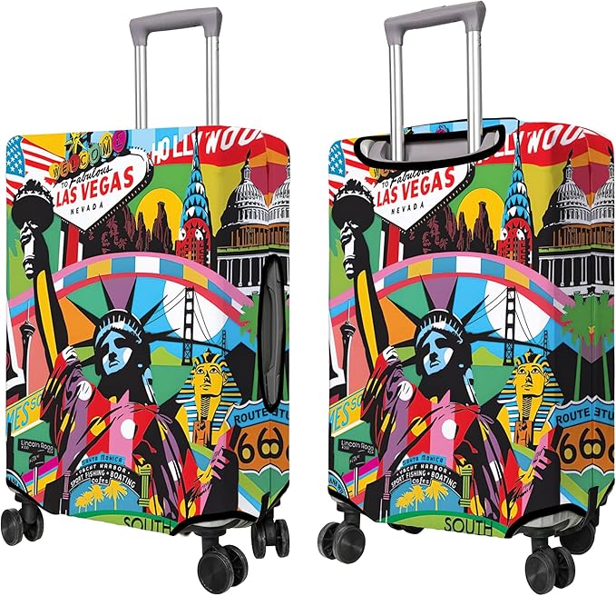 Travel Luggage Cover Suitcase Protector Fits 18-32 Inch Wheel Covers - Image 2