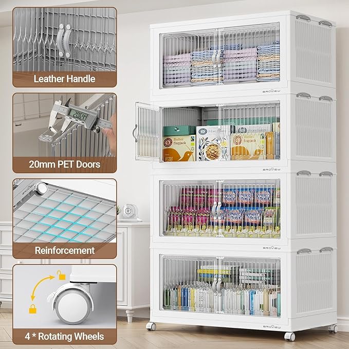 BROVIEW 600Qt Extra Large Stackable Storage Bins - Image 6