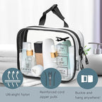 Toiletry Bag Kit Set: Hanging Travel Toiletry Bag + 311 TSA Cosmetic Liquid Bag - Image 8