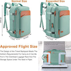 Travel Laptop Backpack, 42L Carry on Luggage, Flight Approved Expandable - Image 2