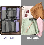 BAGAIL 4 Set/6 Set/8 Set Compression Packing Cubes Travel Accessories - Image 6