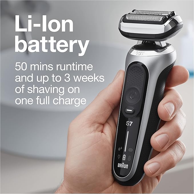 Braun Electric Razor for Men, Series 7 360 Flex Head Foil Shaver - Image 5