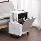 UrbanExplorer 24 Inch Check-In Aluminum Frame Luggage, ABS+PC Hard Shell - Image 7