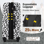 Merax Luggage Sets 3 Piece, Hardside Expandable Suitcase Set - Image 3