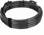20 ft x 1/2" Heavy Duty Cut-Proof Security Cable | Flexible Vinyl-Coated by DAOSEC