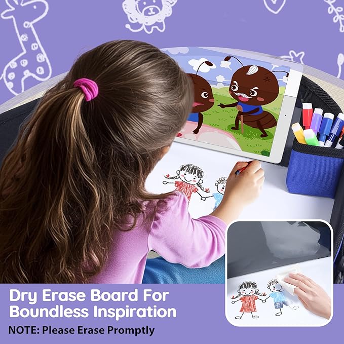 2Pcs‎ Kids Travel Tray, Kids Travel Trays - Image 3