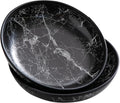 2025 Improved Design Round Marbled Leather Valet Tray Organizer Set of 2 by Aoyinism