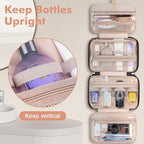 Wedama Toiletry Bag for Women, Medium Cosmetic Travel Bag, Hanging Toiletry Bag - Image 4