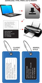 Luggage Tags Business Card Holder by TUFFTAAG - Image 5