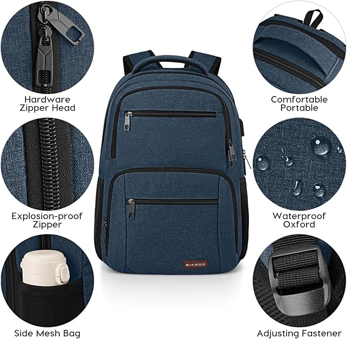 Backpack for Boys Men, School Backpack for Teens Girls, Lightweight Casual High - Image 3