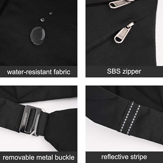 Light And Slim Crossbody Sling Bag Unisex Water Resistant Anti-Theft Shoulder - Image 4